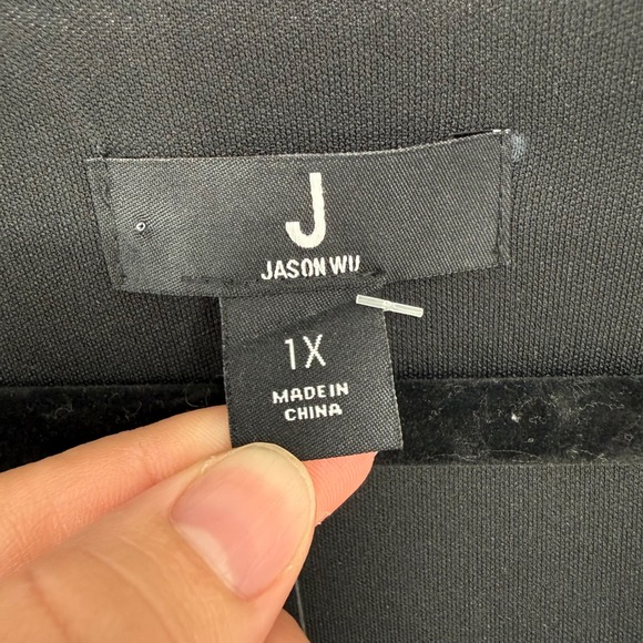 J JASON WU CHIFFON FIT‎ & FLARE MIDI FLORAL DRESS 1X - Picture 5 of 14